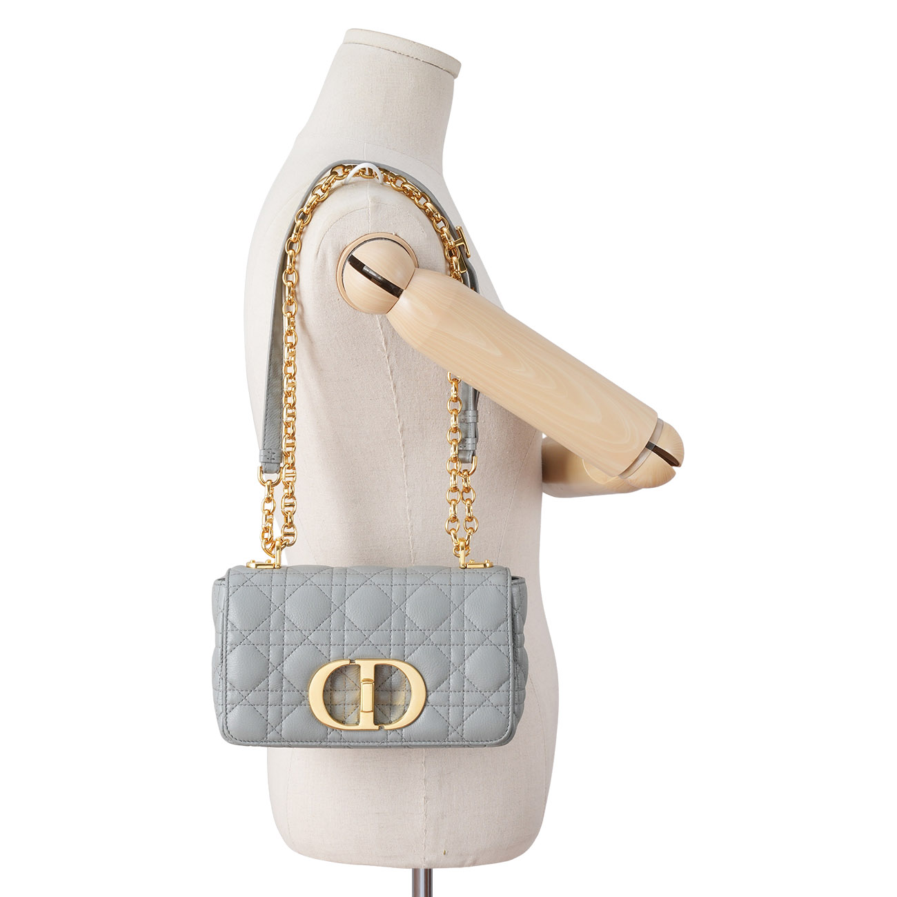 CHRISTIAN DIOR(USED)디올 카로 스몰 스톤 그레이